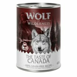 Wolf Of Wilderness "Taste Of" Gazdaságos Csomag 24 X 400 G -Olcsó Zooplus bolt wow tasteof canada 400g 1000x1000 6