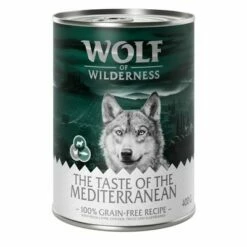6 X 400 G Wolf Of Wilderness 'The Taste Of' Vegyes Próbacsomag -Olcsó Zooplus bolt wow tasteof mediterranean 400g 1000x1000 1 1
